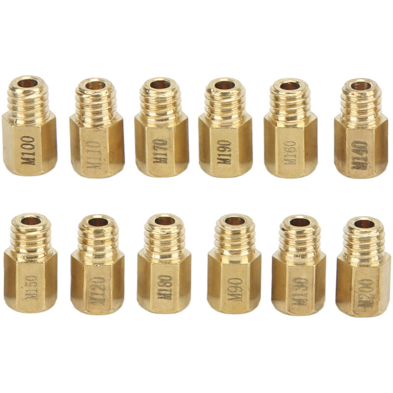 12-teiliges 90-200 Vergoldetes Metall-hauptdüsenset Für Mikuni Vm, Tm, Tmx