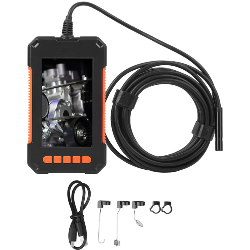 P40 8-mm-endoskop, 1920 X 1080 Pixel, Ip67 Wasserdicht, 4,3-zoll-farbdisplay, Tragbares Endoskop