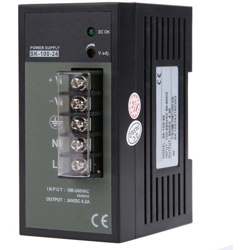 Industrielles Din Sk-100-24 100-240vac Schienenschaltnetzteil