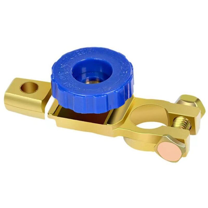 12-v-batterie-trennschalter, Für 12 V, 24 V, 36 V, Motorrad, Pkw, Lkw, Boot, Wohnwagen (blau)