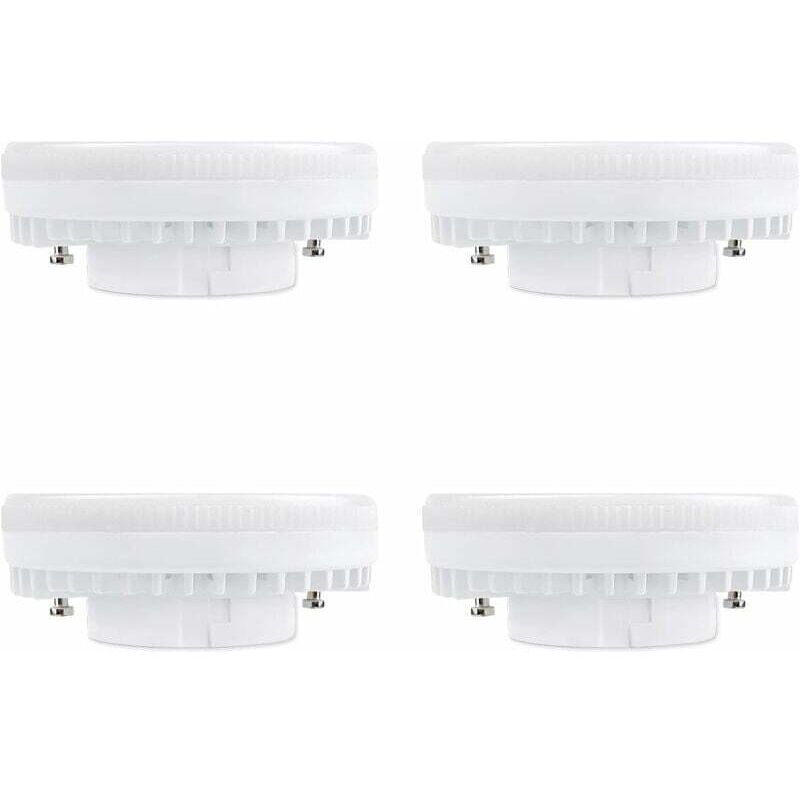 Gx53 9w Led-spot, Warmweiß 3000k, 900lm, 230v Wechselstrom, Entspricht 15-18w Cfl Gx53, 120° Led-reflektorlampe Für Küchenschränke/kleiderschränke, Nicht Dimmbar, 4er-pack [energieeffizienzklasse A+]