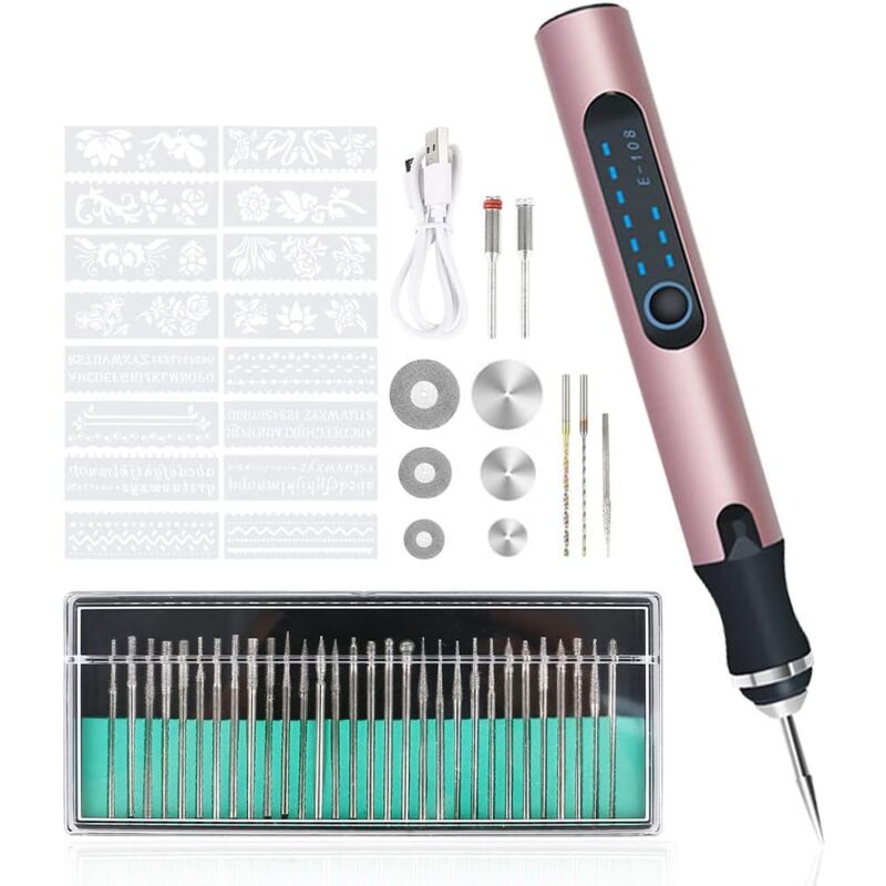 Elektrischer Gravurstift In Gold, Gravurwerkzeuge, Mini-gravur- Und Schnitzwerkzeug, Elektrische Gravurstifte Für Diy-holzarbeiten, Figuren, Schmuck