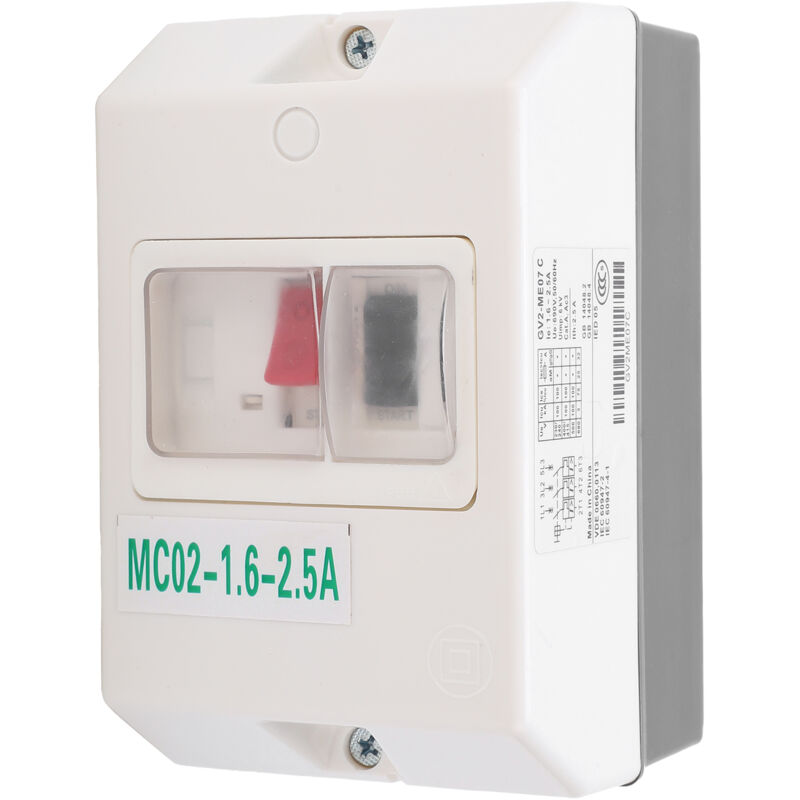 Mc02-1.6-2.5 A 50/60 Hz Wasserdichter Abs-motorschutzschalter / 380 V