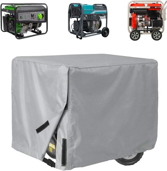 Generatorabdeckung Für Den Außenbereich Schutzhülle Für Generatoren Schützt Ihren Generator Wasserdicht Und Reißfest 89 X 66 X 71 Cm Grau
