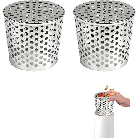 Edelstahl-dachrinnenfilter, 2er-set, Dachrinnenabdeckungen 75–90 Mm, Drahtgitter-dachrinnenfilter, Laubschutzgitter, Dachrinnenfilter Zur Verhinderung Von Verstopfungen