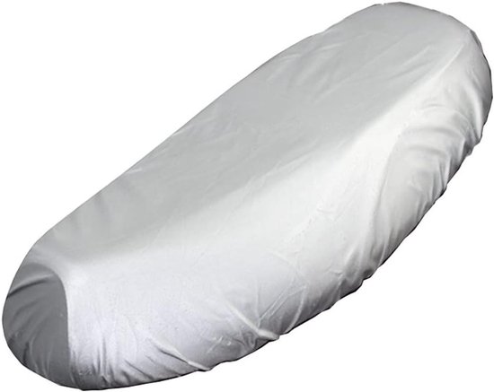 Universeller Motorradsitzbezug Wasserdicht Rutschfest Sonnenschutz 210d Oxford-gewebe Staubdichter Sitzbezug Elastischer Sitzschutz Für Und L Silber
