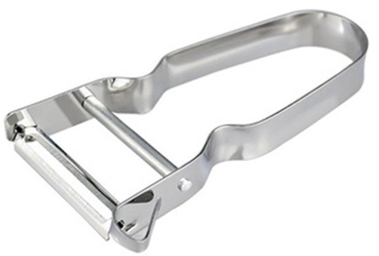 Sparschäler Edelstahl Ultrascharf Zum Schälen Von Obst Und Kartoffeln Kartoffelschäler Für Gemüse Und Obst 11,3 X 6,7 Cm Silber