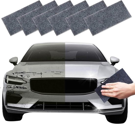 Autokratztücher 6 Teilig Autopflege Set Für Autos Autoreinigungstuch Autopflege & Aufbereitung Autopflege Grau Für Autokratzer
