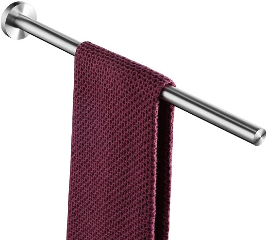 Handtuchhalter Aus Edelstahl Wandmontierter Handtuchhalter Fürs Badezimmer Silber
