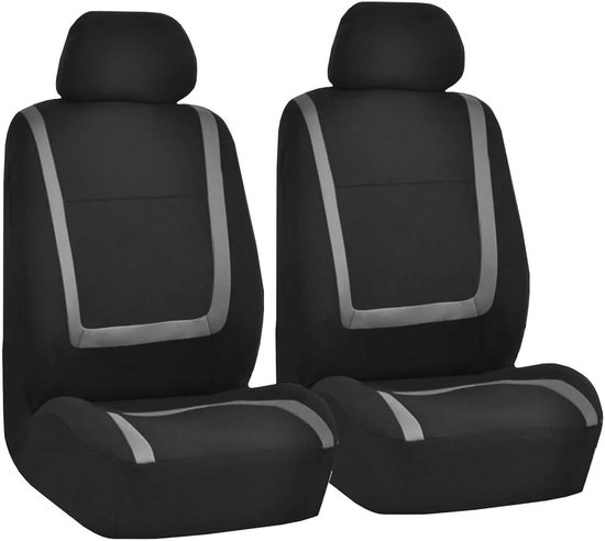 Autositzbezug-set – Innenraum-sitzschoner – Schützt Ihr Auto – Flecken- Und Abnutzungsschutz – 4-teiliges Set – Grau