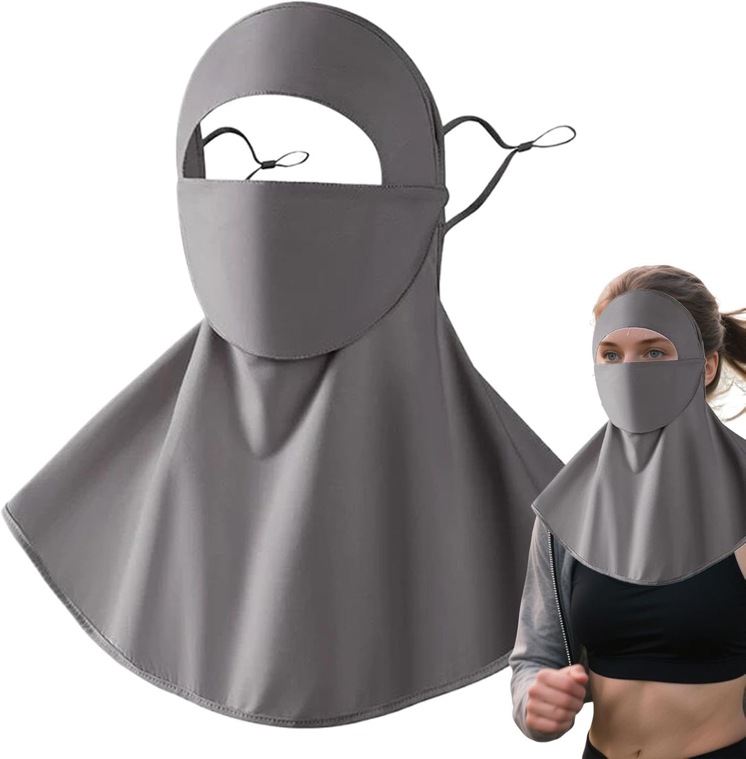 Uv-schutz Gesichtsmaske,uv-schutz Visier Mit Atmungsaktivem Design - Wiederverwendbarer Trinkloch-schirm Für Tennis Gartenarbeit Radfahren