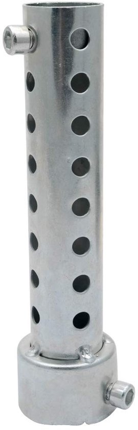 Dailygoody - 35 Mm Universal-schalldämpfer - Motorradschalldämpfer - Silber - Db-killer - Hochwertiger Klang - Geeignet Für Verschiedene Motorräder