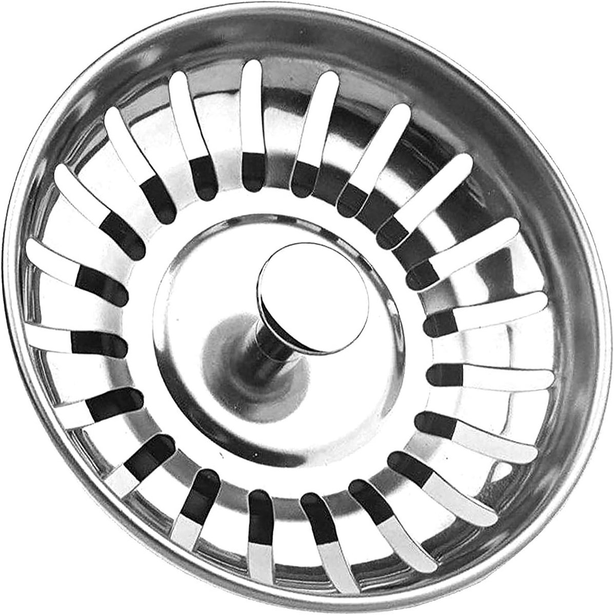Spülbecken-sieb – Edelstahl-ablaufstopfen Mit Sieb Für Küchenspülen, 79 Mm. Robustes Sieb Für Optimale Passform. Ersatz-ablaufstopfen Für Spülbecken.
