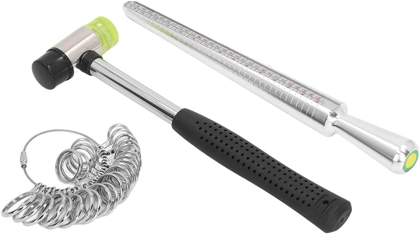 Ringgrößenmesser, Ringgrößenmesser-set Aus Aluminiumlegierung Für Präzise Ringgrößenmessung, Perfekt Für Schmuckhersteller Und Diy-begeisterte