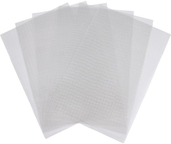 Metallsieb 6 Stück 30 X 21 Cm Insektennetz 20 Maschen Feinmaschig Metallgewebe Insektennetz Mäusenetz Silber Edelstahl Für Käfige, Lüftungsöffnun