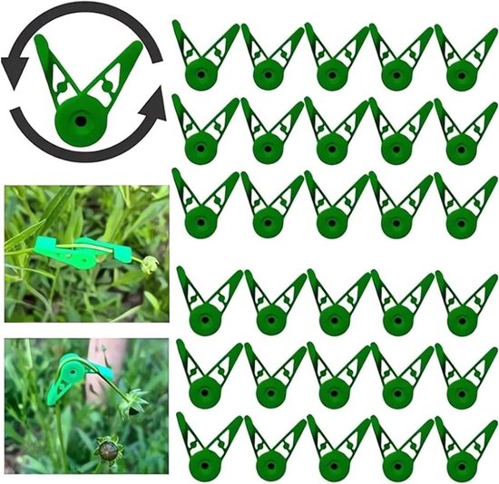 70 Stück 360° Verstellbare Pflanzenbiegeklammern Pflanzenbieger Stängeltrainer Klammern Für Geringe Belastung Pflanzentraining Gartenhalterung