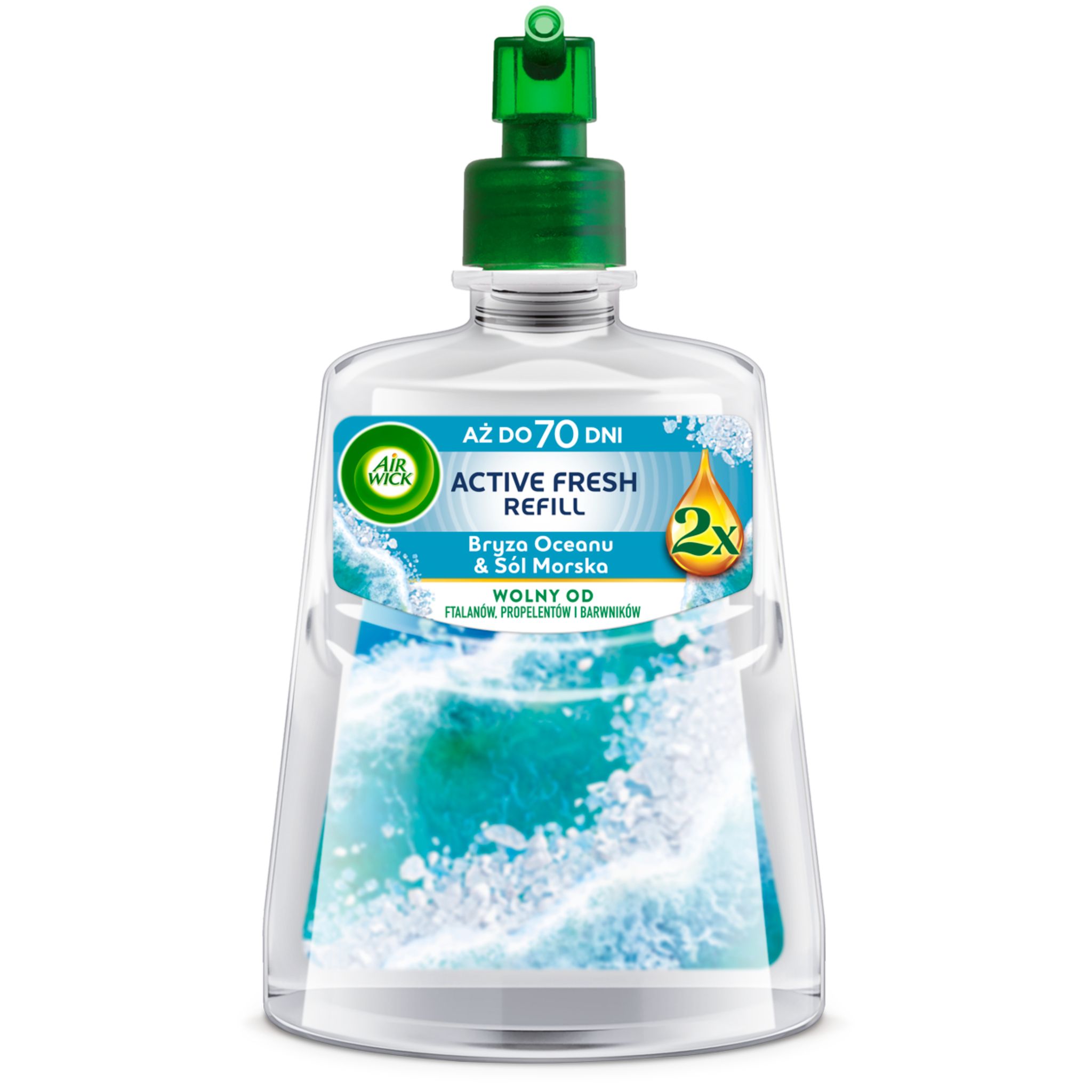 018338 Air Wick Active Fresh Nachfüllpackung Ocean Breeze & Meersalz 228 Ml