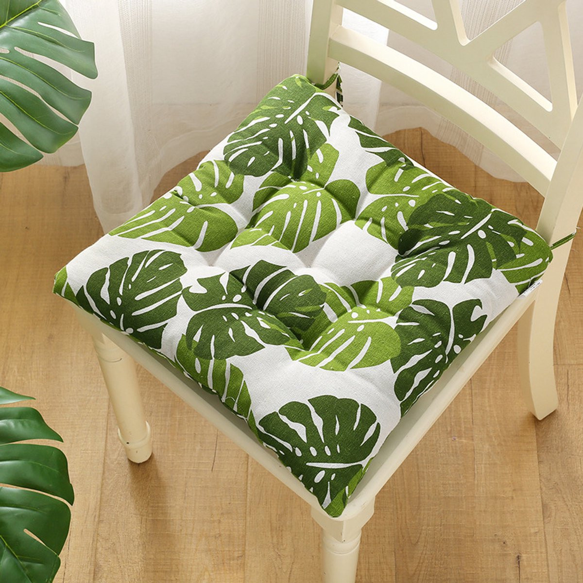 Stück – Sitzkissen – Stuhlkissen – 45 X 45 Cm – Vielseitig Einsetzbar Für Stuhl, Rollstuhl Und Auto – Für Den Innenbereich – Bürostuhlkissen – Raumdekoration – Grün
