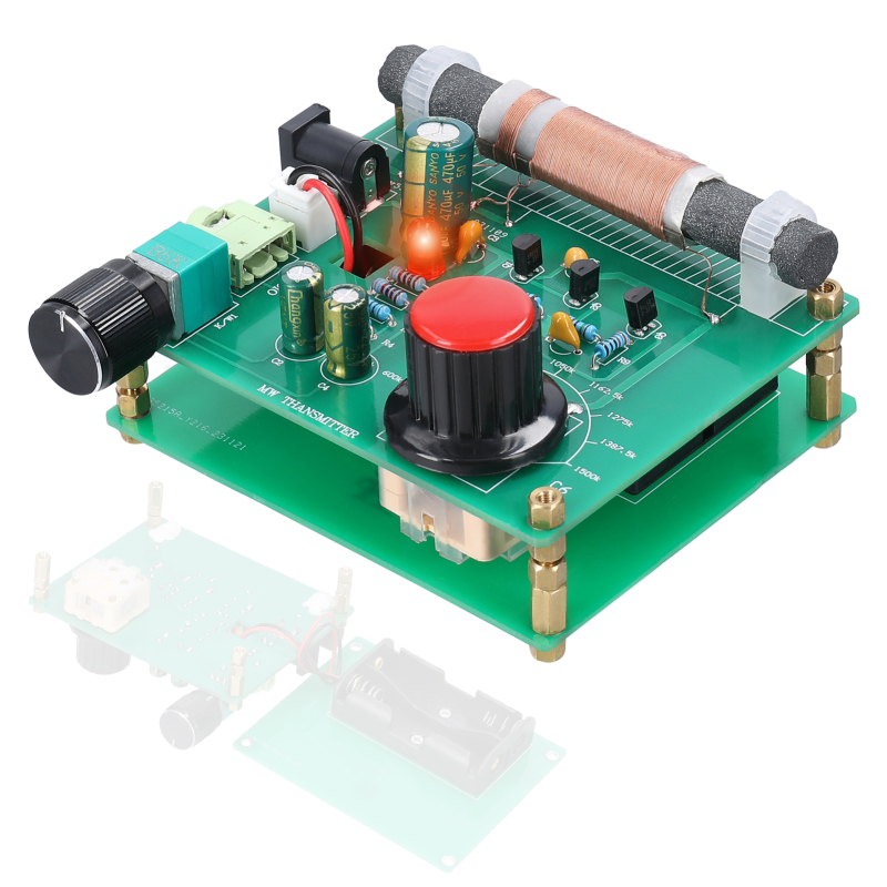 Am-radiosender Mit Amplitudenmodulation, Experimentelle Am-sender, Am-signalquelle, Selbstgebaute Leiterplatte, Radiostation, Sdr-empfänger, Werkzeuge Zum Debuggen Und Reparieren