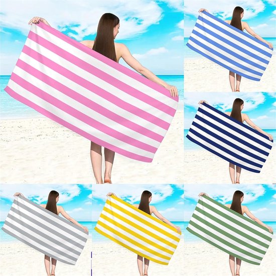 Strandtuch – Mikrofaser – Groß – Leicht – Schnelltrocknend – 90 X 180 Cm – Grün