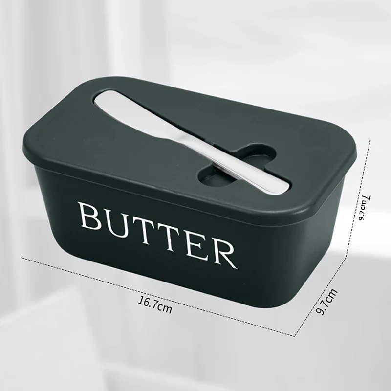 Lebensmittelechte Pp-butterdose, Buttermesser, Luftdichte Aufbewahrung, Käseplatte Für Restaurants, Butterutensilien