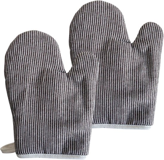 Ofenhandschuhe (paar) – Küchenhandschuhe – Hitzeschutz – Atmungsaktives Material – 26 Cm – Grün