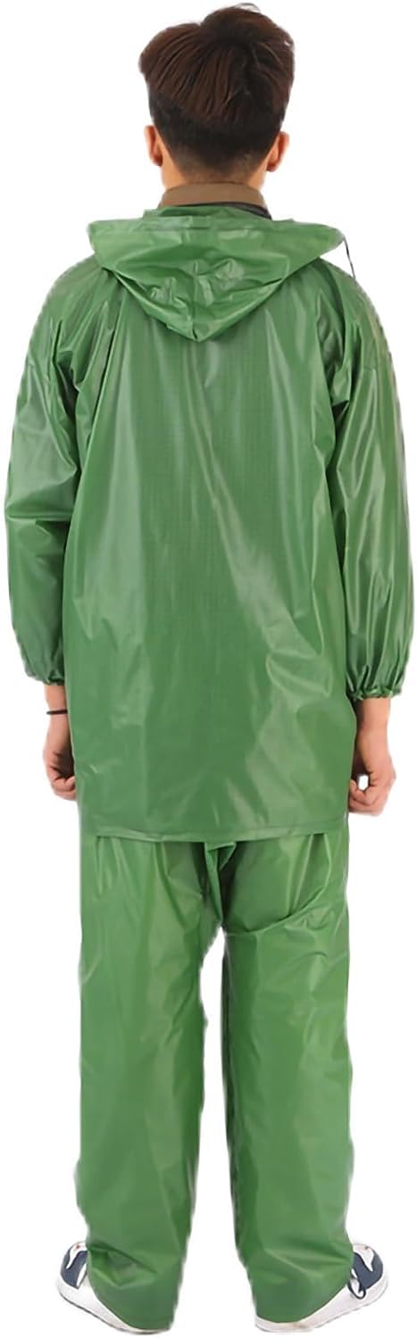 Wasserdichter Oxford-pvc-overall, Hochleistungs-regenbekleidung Mit Schlitzdesign, Bequeme Outdoor-bekleidung Für Alle Bedingungen (größe