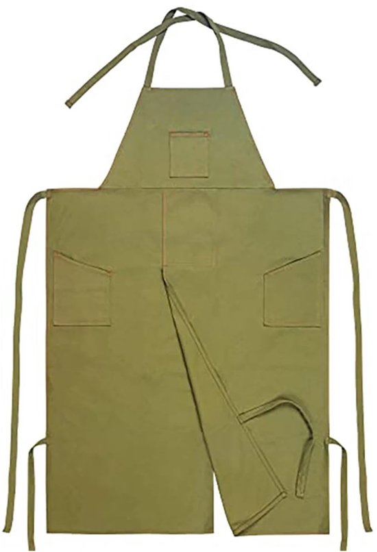 Erdbauschürze Schürze Verstellbar Grün Polyester