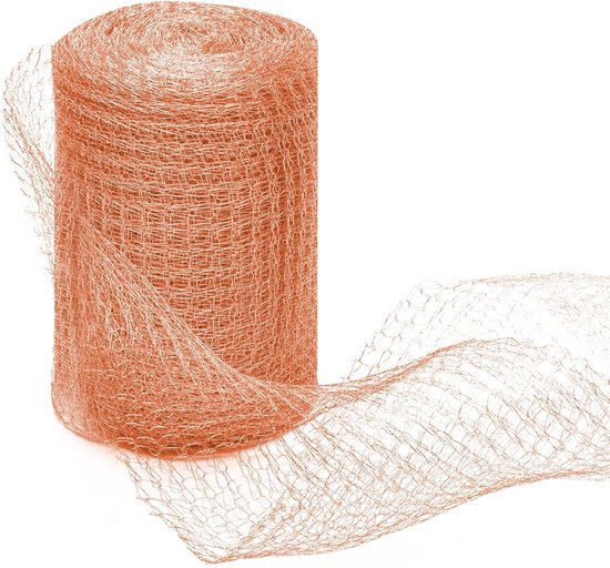 Kupferrolle Schneckenschutz 12,7 Cm X 12 M Kupferband Gegen Schnecken Doppellagiger Kupferdraht Gartennetz Kupfernetz Stopper Schneckenzaun Kupfe