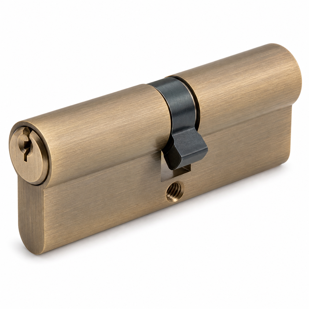 Messing-schließzylinder 80 Mm Für Eingangstür Goldfarben