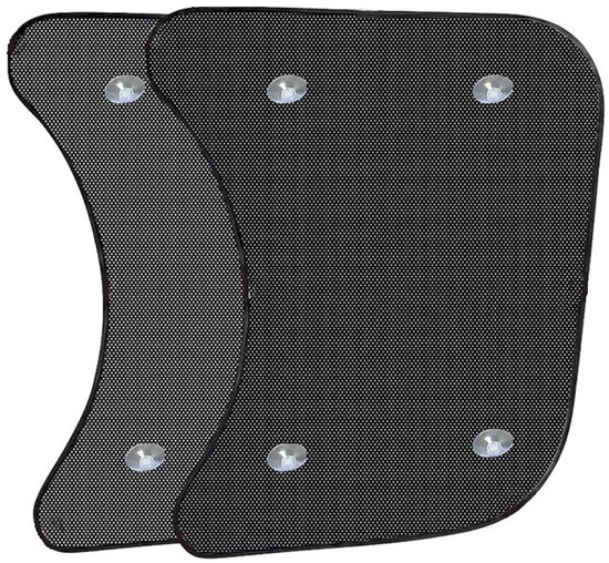 Set Mit 2 Ausziehbaren Auto Sonnenblenden Sonnenschutzvorhänge Mit Baggermotiv Sonnenblenden Mit Saugnäpfen (60 X 55 Cm)