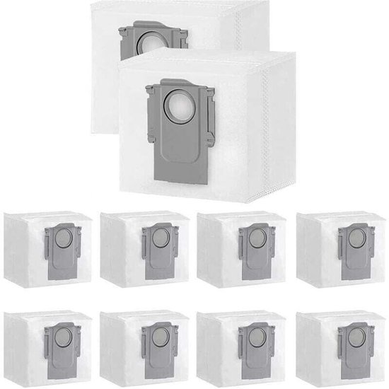 10er Pack Staubbeutel, Passend Für Xiaomi Roborock S7 Max Ultra / S7 Pro Ultra / Q7+ / Q7 Max+ / Q5+ Saugroboterstation, 3 Liter Einweg Ersatzbeu