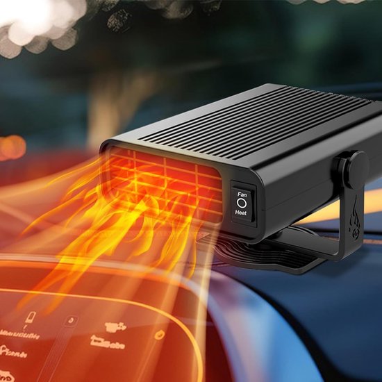 Autoheizung – 12 V – 200 W Tragbare Autoheizung – 360° Drehbarer Entfroster – Geeignet Für Windschutzscheiben – Geeignet Für Limousinen