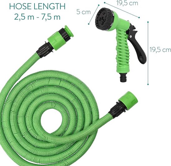 Hochwertiger, Professioneller Gartenschlauch Wasserschlauch / Gartenschlauch 2,5 7,5 M