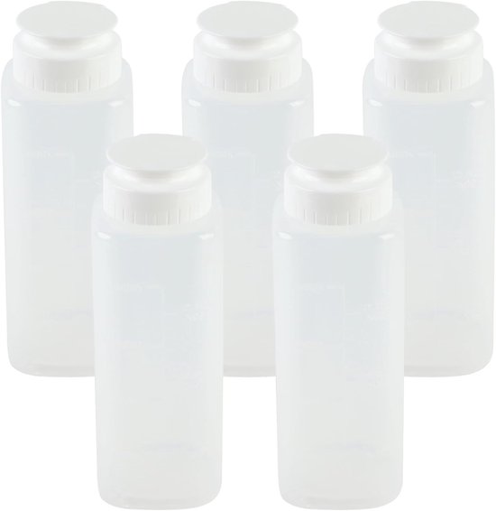 Set Mit 5 Auslaufsicheren 200-ml-flaschen Mit Automatischer Öffnungs- Und Schließfunktion Für Ketchup, Senf, Mayonnaise, Soßen Und Olivenöl