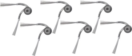 Ersatzteile Für Die Verwicklungsfreie Seitenbürste 6er-pack Passend Für Die Saugroboter Roborock Qrevo Curv Qrevo Edge P20 Pro G30 Und G20s Ultra