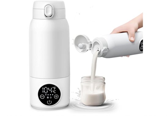 Kabelloser Tragbarer Flaschenwärmer 500 Ml Schnelles Erwärmen Von Wasser Oder Milch Tragbarer Flaschenwärmer Mit Konstanter Temperatur Temperatur