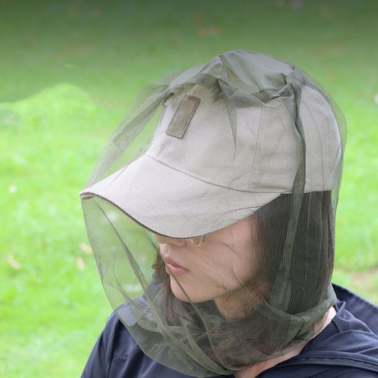 Moskitonetz Für Den Kopf: Ultrafeines Netzgewebe Zum Schutz Vor Insekten Wie Mücken, Fliegen Und Anderen Schädlingen, Für Camping Im Freien.