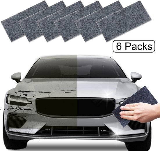 6 Teilig Nano Glitzertuch Kratzerreparaturtuch Für Autos Nano Zaubertuch Für Neue Autos
