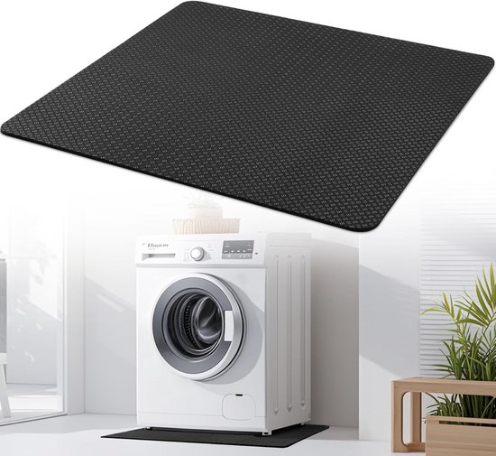 Antivibrationsmatte Für Waschmaschine, 60 X 60 Cm, Doppelseitig, Rutschfest Und Wasserdicht, Für Waschmaschine Und Trockner