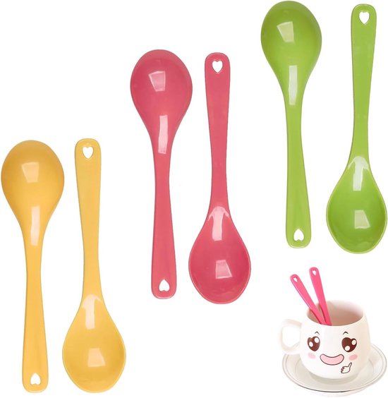 Set Mit 24 Farbenfrohen, 11,4 Cm Langen Plastiklöffeln, Vielseitig Einsetzbar In Der Küche, Leicht Zu Reinigen, Für Suppen, Joghurt Und Desserts.