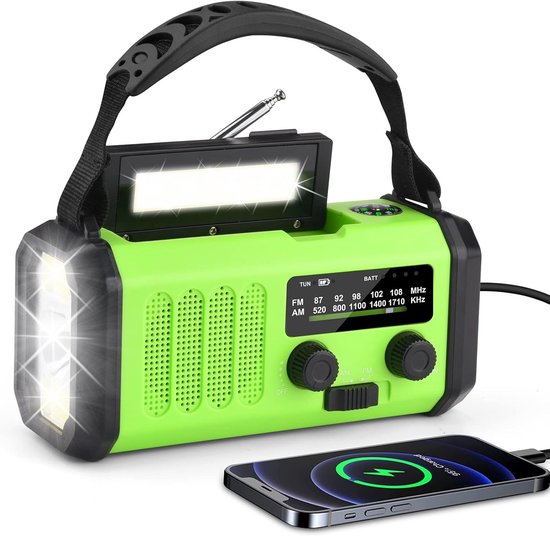 Kurbelradio – Notradio – Dynamoradio – Handkurbelradio – Camping – Outdoor – Notfälle – Reisen – Überleben