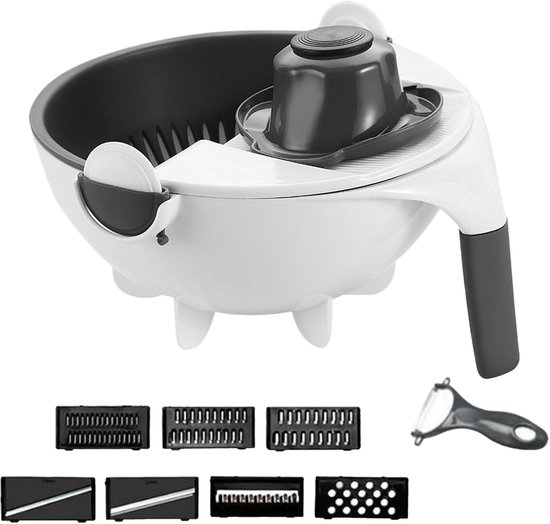 Gemüseschäler Und Schneider Multifunktionaler Zwiebelschneider Und Gemüsehobel Sicherheitsgeschützter Hobel Mit Auffangschale Für Kartoffeln Käse