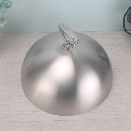 Edelstahl-speisenuhr 20 Cm – Spritzschutz, Ölschutz, Für Küche, Grill Und Buffet