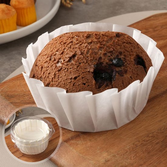 50 Einweg Papierförmchen Für Baskischen Käsekuchen, 10,16 Cm Backpapierförmchen, Für Backofen Und Heißluftfritteuse