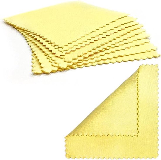 Set Mit 15 Reinigungstüchern Für Sterlingsilber, Perlen, Gold, Platin Und Silber, 8 X 8 Cm, Poliertuch, Rostschutz, Oxidationsschutz