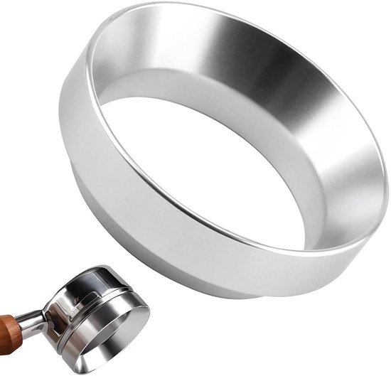 Dailygoods Kaffeedosierring 51 Mm Staubabscheider Trichter Für Kaffeemaschine Aluminiumlegierung Magnetische Adsorption Hochwertige Materialien
