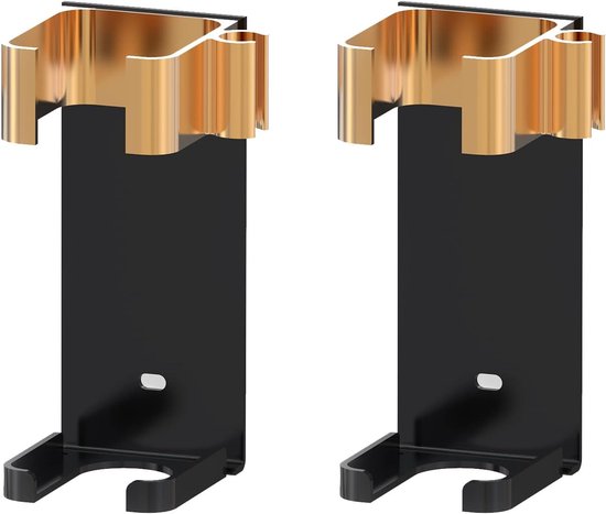 2er-pack Wandhalterung Für Lockenstab Und Aufbewahrungsregal. Geeignet Für Lockenstab, Haartrocknerständer, Glätteisen Und Kamm.