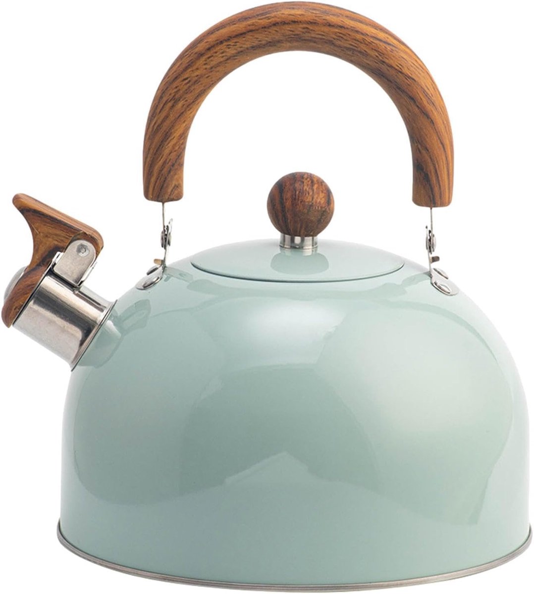 Pfeifender Teekessel Für Den Herd Mit Ergonomischem, Kühl Bleibendem Griff Für Gas- Und Induktionsherde – 3 L