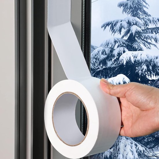 Dichtungsband Für Türen Und Fenster – 5 Cm X 20 M – Selbstklebendes, Wasserdichtes Isolierband – Wind- Und Staubdicht – Zugluftstopper Mit Kälteschutz